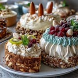 Easter Carrot Pavlova Lemon Tart