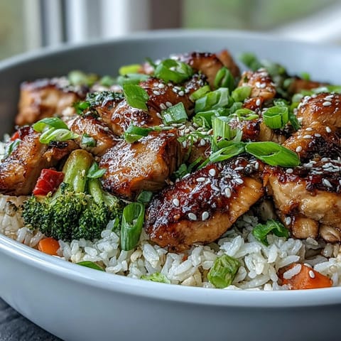 One Pan Honey Garlic Chicken Broccoli Rice, a savory one-pan dinner ready in 45 minutes, ideal for busy weeknight family meals.  