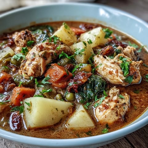 Slow Cooker Chicken Pot