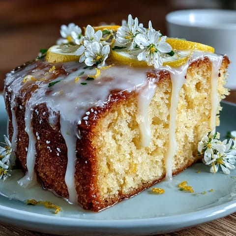 Mothers Day Lemon Drizzle Cake
