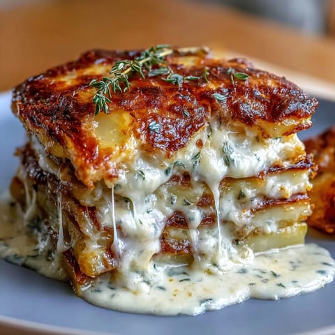 Creamy Scalloped Potatoes Gruyere