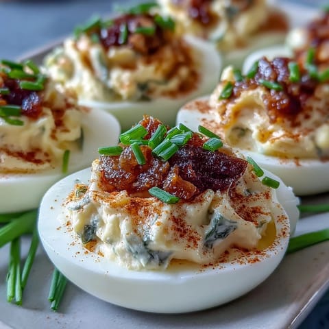 Creamy sweet pickle relish deviled eggs, a vibrant appetizer for gatherings.
