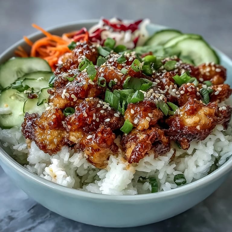 Overhead view of Bang Bang Ground Turkey Rice Bowls with lime wedges and vibrant carrot, cucumber, and cabbage toppings.