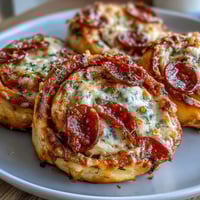 Pizza Pinwheels Pepperoni Mozzarella